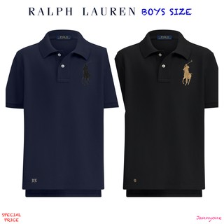 RALPH LAUREN BIG PONY COTTON MESH POLO SHIRT ( BOYS SIZE 8-20 YEARS )