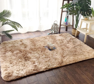 พรมปูห้องนอน พรมปูห้องนอน Carpet Rugs พรมปูพื้นขนนุ่มกันลื่น พรมปูพื้นห้อง พรมขนนุ่มทูโทน 80*160cm