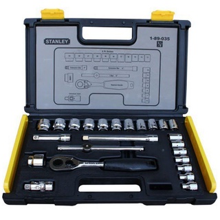 NNP-STANLEY NNP-89-035 ชุดบ็อก 6เหลี่ยม 3/8" ชุด 24 ชิ้น ออกใบกำกับภาษีได้