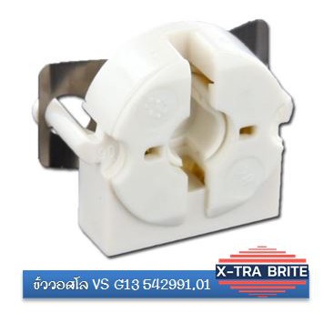 ขั้วรับหลอด Lamp Holder G13 VOSSLOH No. 101753 with spring adjustment ราคาต่อชิ้น