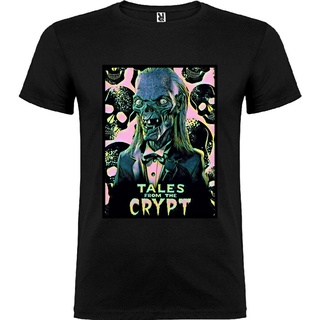 เสื้อยืด ผ้าฝ้ายแท้ พิมพ์ลาย Tales From The Crypt My Art Horror Tv Series จัดส่งด่วน สําหรับผู้ชาย