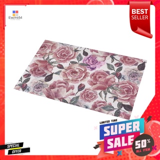 แผ่นรองจาน PVCW PRINTED ROSE สีม่วงPVC PLACEMAT KECH PRINTED ROSE PURPLE