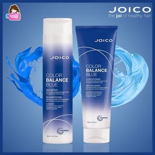 JOICO Color Balance Blue Shampoo / Conditioner แชมพูน้ำเงิน สำหรับผมโทนน้ำตาล โทนบลอนด์ ขจัดไรส้ม ขจัดสีสนิม