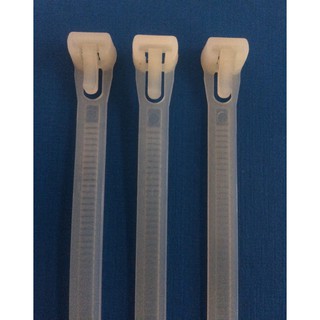เคเบิ้ลไทร์ แบบปลดล็อค ขนาด 10 นิ้ว  ( 100 เส้น) /  Releasable Nylon Cable Ties Size 250 x 7.6 mm.