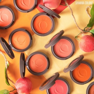 Peach blush Sivanna HF6017 แท้ บลัชออนสีพีช สวยมาก