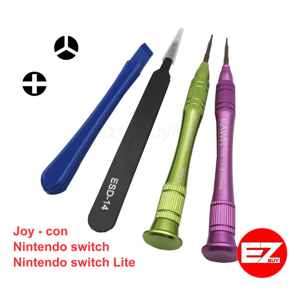 ไขควงสำหรับเครื่องNIntendo Switch , Joy- con 1ชุดไขควงมี 4 ชิ้น