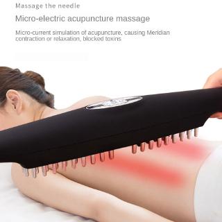 Infrared Heated Massage Brush Scraper Carding For Back Microcurrent Muscle Stimulation Meridian Dredge Electric Gua Sha