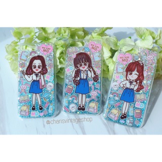 เคสกากเพชรลายนักเรียน สั่งทำได้ทุกรุ่น น่ารักมากๆ