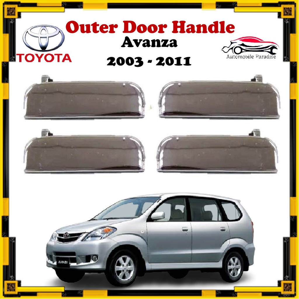 Toyota Avanza - มือจับประตูด้านนอกโครเมียม / Pemang Pintu