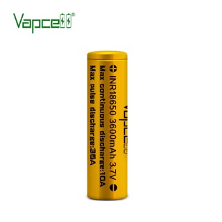 Vapcell INR18650 3600mAh 3.7V เช็คโค๊ดได้ของแท้(แบ่งขาย 1 ก้อน)