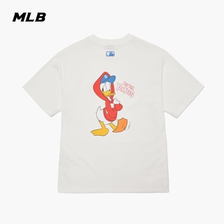 Mlb ใหม่ เสื้อยืดแขนสั้น แฟชั่นคู่รัก สําหรับผู้ชาย และผู้หญิง Tsd01