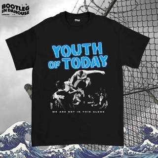 เสื้ เสื้อยืด พิมพ์ลายวงดนตรี Youth Of Today สําหรับผู้ชายS-5XL