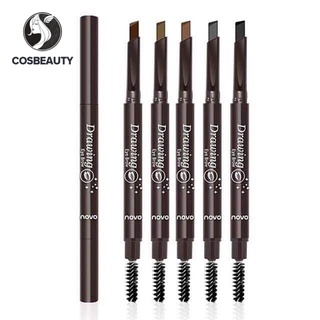 NEW!!! (ไม่แท้คืนเงิน/พร้อมส่ง) โนโว NOVO Drawing Eye Brow ดินสอเขียนคิ้ว