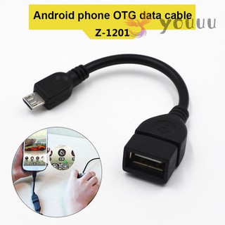 Micro USB Male Host to USB Female OTG อะแดปเตอร์สายเคเบิ้ลสำหรับ Android Tablet Phone PC