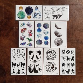 Tattoo Sticker 100 ลาย Set M