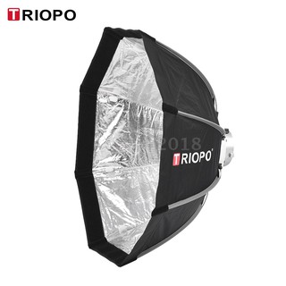 triopo 65 ซม. อุปกรณ์ซอฟท์บ็อกซ์ 8 - pole พร้อมกระเป๋าผ้าใส่สําหรับใช้ถ่ายภาพในสตูดิโอ