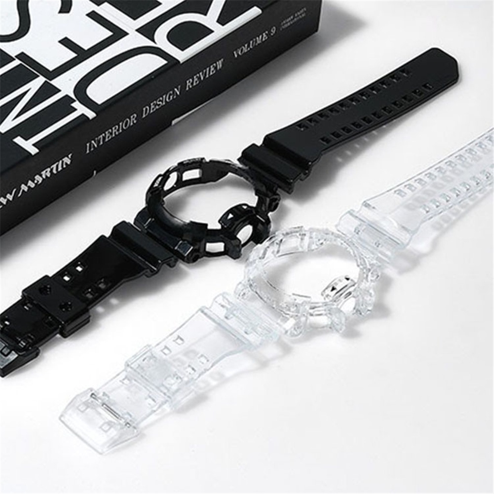 สายนาฬิกาข้อมือ หนัง PU สําหรับ Casio G-SHOCK GA-400 GBA-400 GBA401 GA400-1