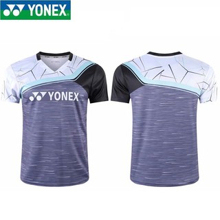 ใหม่ YONEX 5118 เสื้อยืดแบดมินตันวิ่งเทรนนิ่งสำหรับผู้ชายและผู้หญิงที