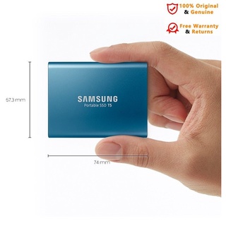 で Samsung T5 Hardisk Eksternal Ssd Usb 3.1 500gb 1tb Portable Untuk Laptop