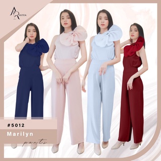 ARINDA Marilyn Pants 5012 : กางเกงเอวสูงขาบาน ทรงเรียบ