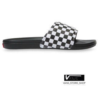 รองเท้าแตะVANS LA COSTA SLIDE ON CHECKERBOARD BLACK สินค้ามีประกันแท้