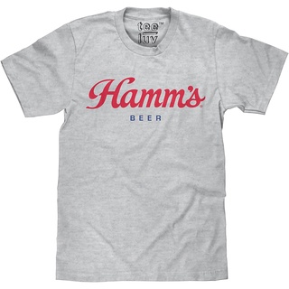 [100% Cotton] เสื้อยืดพิมพ์ลาย Luv Hamms Hamms สีแดง Script