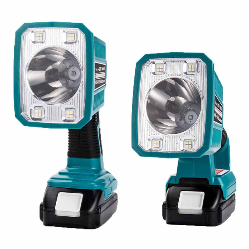 18w หลอดไฟ Led โคมไฟ Led สําหรับ Makita 18V Li-Ion Batterij Lumen Zaklamp Spotlight กลางแจ้ง Lantarn