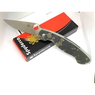 มีด Spyderco CPM S30V ด้ามลายพราง  ขนาดยาว 24 เซนติเมตร