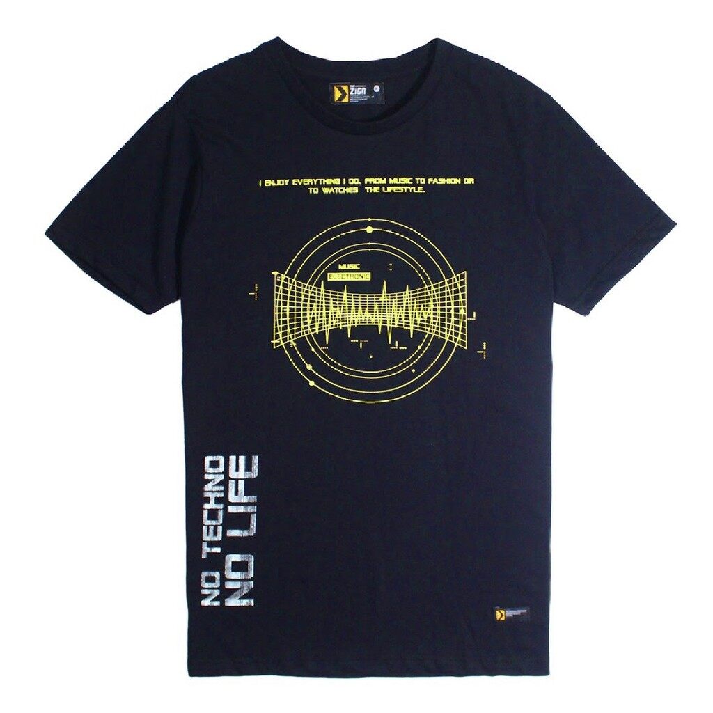 7th Street X The Zign เสื้อยืด รุ่น OTN006 สีกรมท่า เสื้อยืดผช เท่ๆ คอลูกเรือ