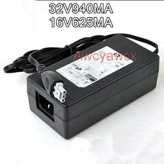 อะแดปเตอร์พาวเวอร์ 32V 940mA 16V 625mA AC สําหรับเครื่องพิมพ์ HP 0957-2146 4466 2094 2153 2083 2118