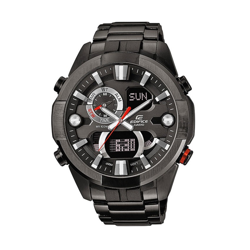 Casio นาฬิกาผู้ชาย สายสแตนเลส รุ่น ERA-201BK-1A