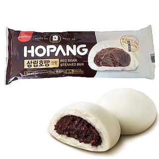 พร้อมส่ง 단팥 호빵 ซาลาเปาใส้ถั่วแดง Samlip Red Bean Bun 255g