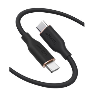 Anker PowerLine III Flow สาย USB-C เป็น USB-C 100W (สีดําเที่ยงคืน)