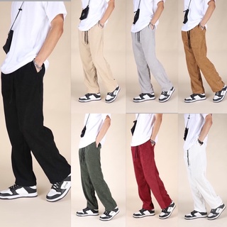 SHOPCNX - กางเกงขายาวผ้าลูกฟูก ใส่ได้ทั้งชายและหญิง