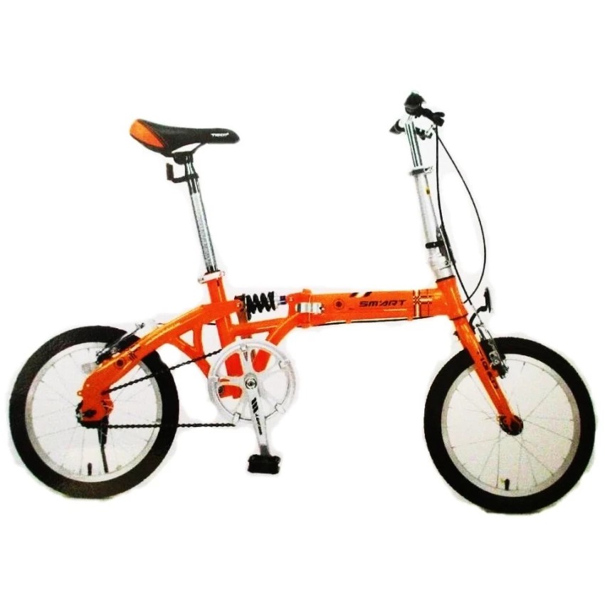 PSB NET จักรยานพับ Tiger 16 " Smart - Orange