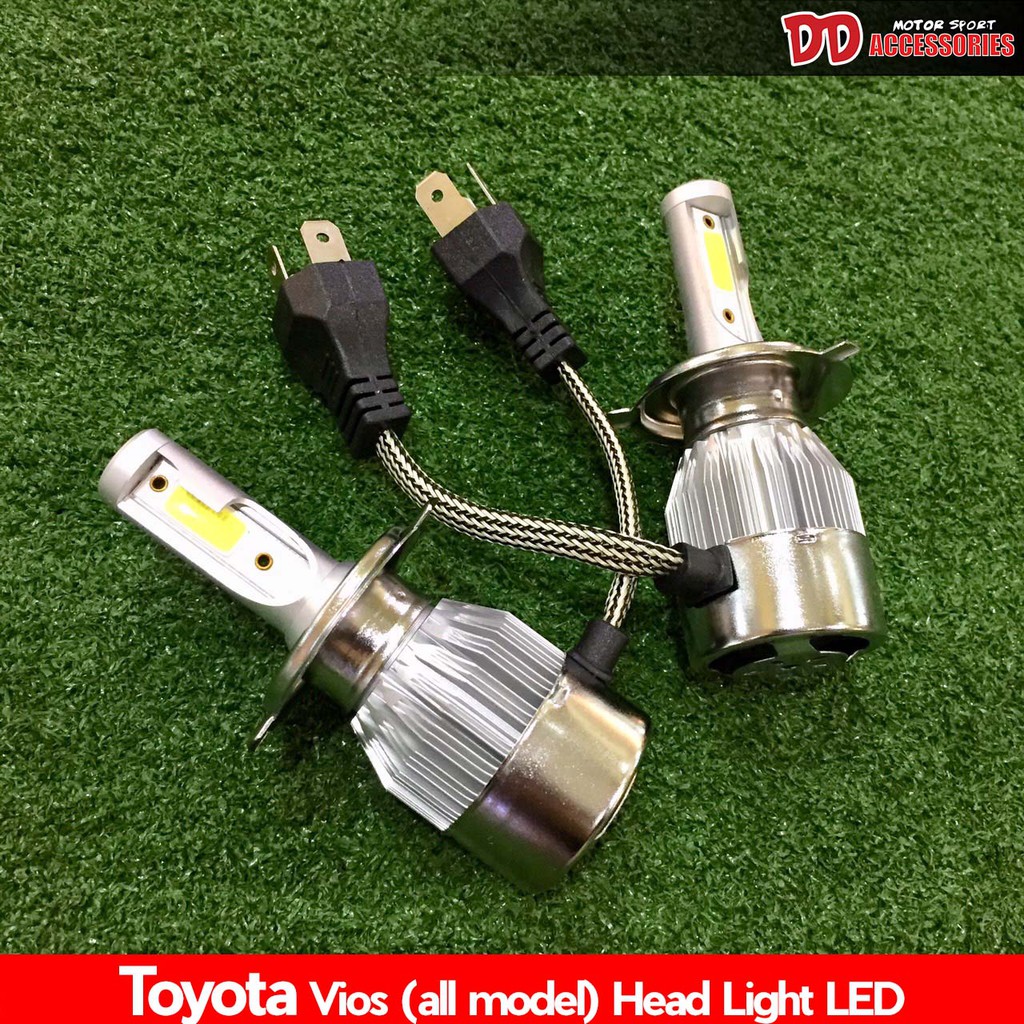 หลอดไฟหน้า LED Vios2003 2005 2007 2009 2011 2013 2014 2016 2017 2020 2021 ทุกโฉม โคมไฟหน้าเดิมๆ ไฟสี