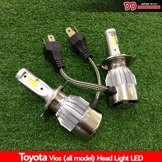 หลอดไฟหน้า LED Vios2003 2005 2007 2009 2011 2013 2014 2016 2017 2020 2021 ทุกโฉม โคมไฟหน้าเดิมๆ ไฟสีขาว สูงต่ำ