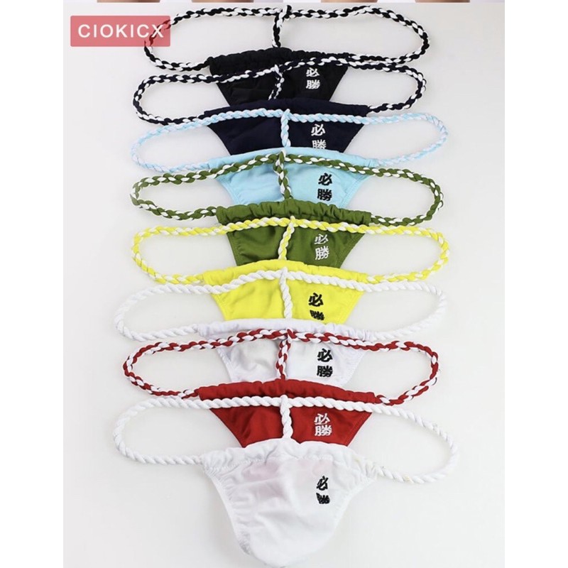 G-string จีสตริง. กางเกงในชายSexy T-back โชว์ก้นสุดเซ็กซี่ เอวต่ำ ผ้าcotton