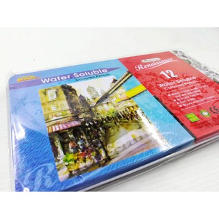 สีไม้ระบายน้ำมาสเตอร์อาร์ตเรนาซองค์ Water soluble Colour Pencils