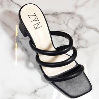 ซินสตูดิโอ : ZYN STUDIO MILYN HEELS BLACK