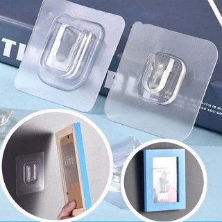 พร้อมส่ง! ที่แขวนกรอบรูป ที่ยึดรางปลั๊กไฟ แขวนตะกร้า แบบเกี่ยว สำหรับติดผนัง ติดโต๊ะ ห้อยของ แขวนของ