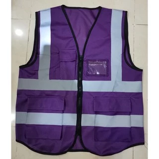 (พร้อมส่ง) เสื้อกั๊กสะท้อนแสงผ้าโพลีเอสเตอร์ ไม่ร้อน สวมใส่สบาย เสื้อกั๊ก งานจราจร งานกลางคืน มีแถบสะท้อนแสง