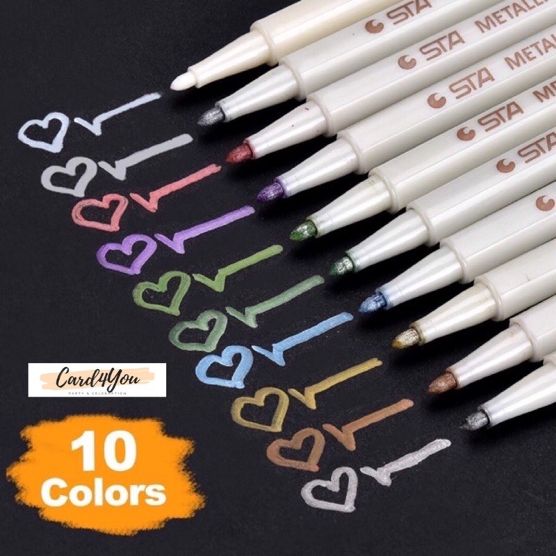 Crayola® 8-Count Metallic Markers