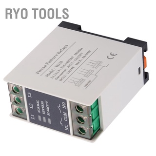 Ryo Tg30 3-Phase อุปกรณ์เสริมสําหรับใช้ในการเฟสรีเลย์ป้องกัน 220-380Vac