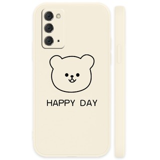 เคส หมีมีความสุข เคสมือถือ ป้องกันเลนส์ Phone Case For Samsung Galaxy Note 20 Ultra 20Ultra 10 Plus 10Plus 9 อ่อนนุ่ม ซิลิโคนเหลว ปกโทรศัพท์