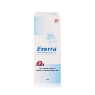 Ezerra Extra Gentle Cleanser 150 ml. เจลอาบน้ำสูตรอ่อนโยน เหมาะสำหรับผิวเด็ก ผิวบอบบางแพ้ง่าย ผิวไวต่อการระคายเคือง