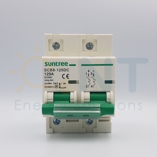 SUNTREE เบรกเกอร์โซลาร์เซล์ DC Circuit Breaker รุ่น SLB8-125DC ขนาด 125A