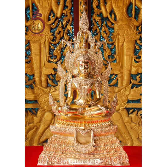 สมเด็จองค์ปฐมทองเหลือง หน้าตัก 9 นิ้ว