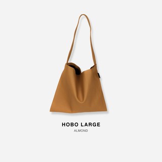 HOBO LARGE - ALMOND / RUST BRAND