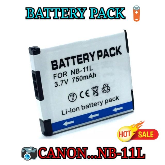 Battery NB-11L for Canon ELPH 110 HS,  IXUS 240 HS,  IXUS 125 HS, A3400, A400,2300 IS,...